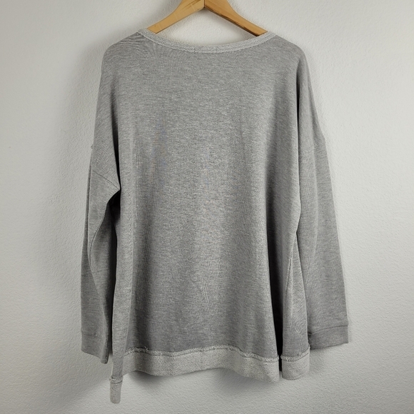 Maurice gray sequin cozy comfy tribal pull over sweater - Picture 7 of 9